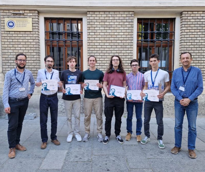 Octavian Ianc in our group receives 3rd prize at national science contest