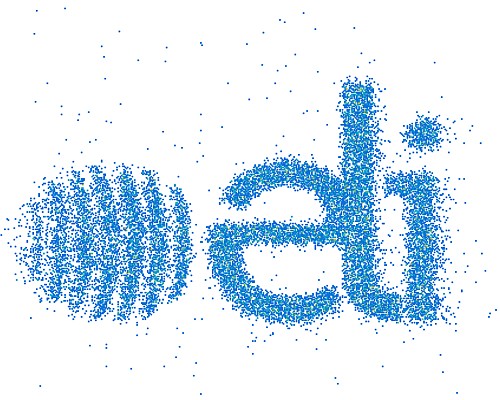 The ELI-NP logo traced by fission fragments on a ThGEM detector